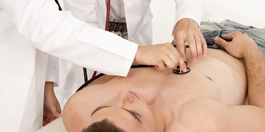 lung and chest auscultation
