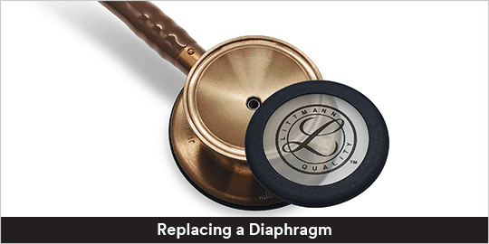replacing littmann stethoscope diaphragm
